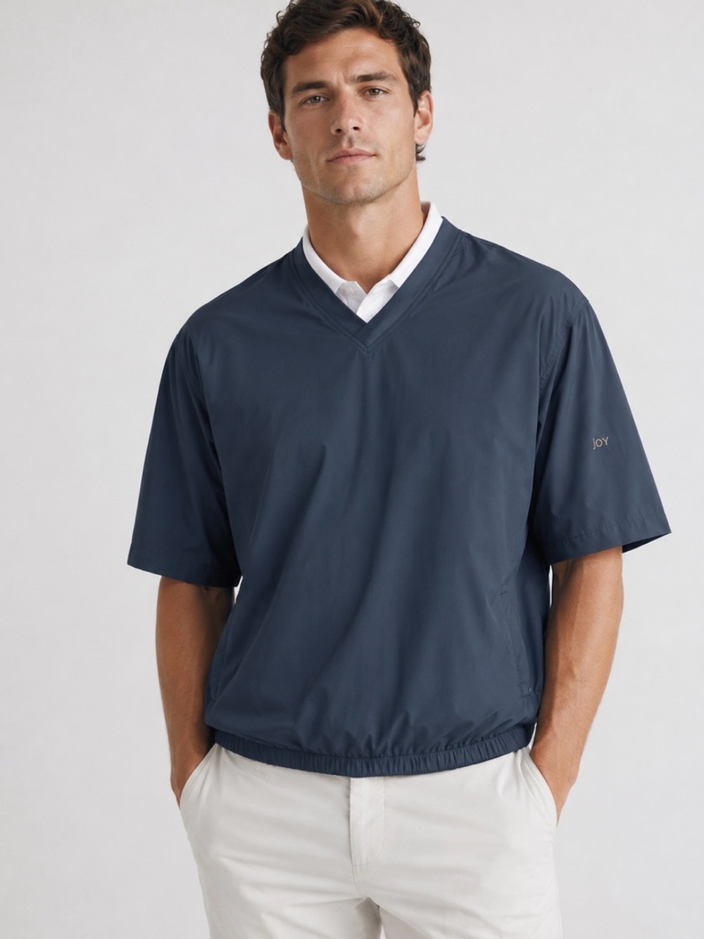 FootJoy short sleeve pull over golf jacket